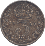 1920 THREEPENCE ( FINE ) - THREEPENCE - Cambridgeshire Coins