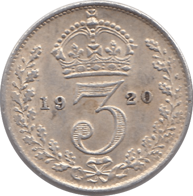 1920 THREEPENCE ( FINE ) - THREEPENCE - Cambridgeshire Coins