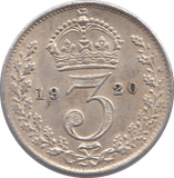 1920 THREEPENCE ( FINE ) - THREEPENCE - Cambridgeshire Coins