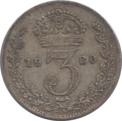 1920 THREEPENCE ( FINE ) - THREEPENCE - Cambridgeshire Coins