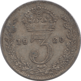 1920 THREEPENCE ( FINE ) - THREEPENCE - Cambridgeshire Coins