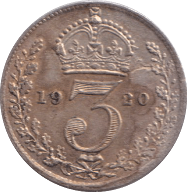 1920 THREEPENCE ( GF ) - THREEPENCE - Cambridgeshire Coins