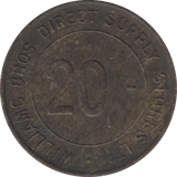 1920 TWENTY SHILLING TOKEN WILLIAMS BROTHERS - OTHER TOKENS - Cambridgeshire Coins