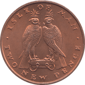 1921 2 PENCE ISLE OF MAN ( BU ) - WORLD COINS - Cambridgeshire Coins