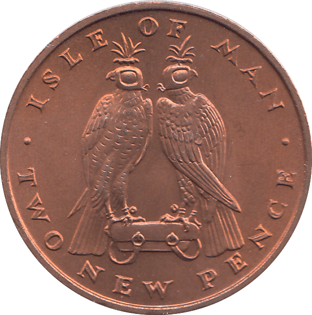 1921 2 PENCE ISLE OF MAN ( BU ) - WORLD COINS - Cambridgeshire Coins