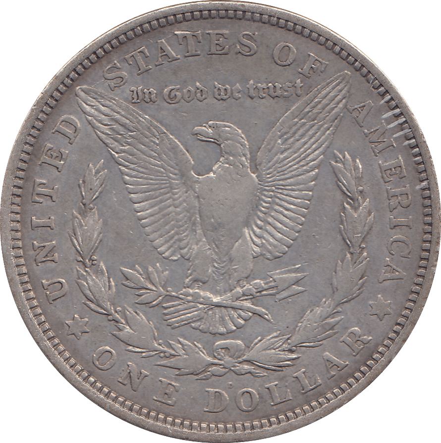 1921 D SILVER MORGAN DOLLAR USA - SILVER WORLD COINS - Cambridgeshire Coins
