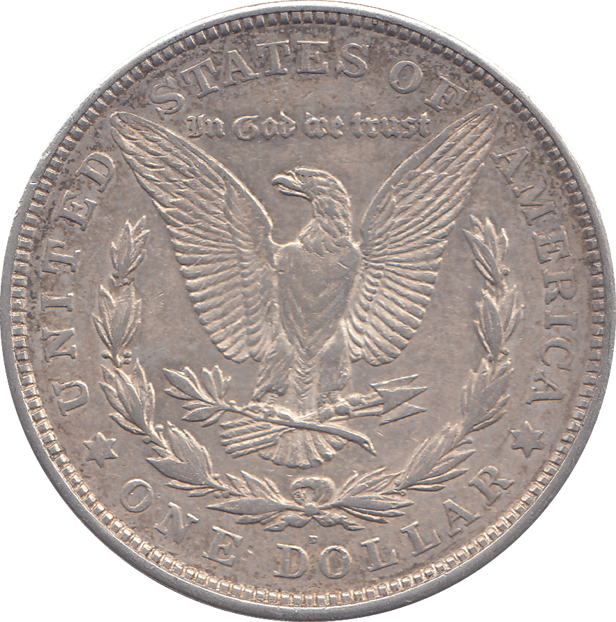 1921 D SILVER MORGAN DOLLAR USA - SILVER WORLD COINS - Cambridgeshire Coins