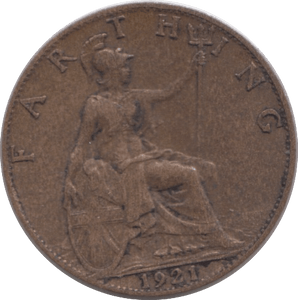 1921 FARTHING ( GF ) - Farthing - Cambridgeshire Coins