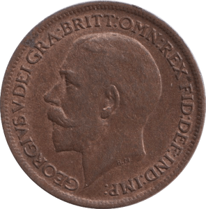 1921 FARTHING ( GVF ) - FARTHING - Cambridgeshire Coins