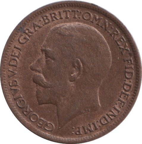 1921 FARTHING ( GVF ) - FARTHING - Cambridgeshire Coins
