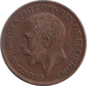 1921 FARTHING ( NF ) - FARTHING - Cambridgeshire Coins