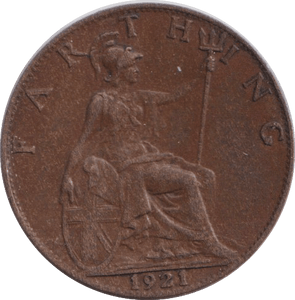 1921 FARTHING ( NF ) - FARTHING - Cambridgeshire Coins