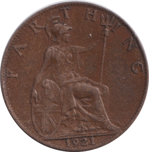 1921 FARTHING ( NF ) - FARTHING - Cambridgeshire Coins
