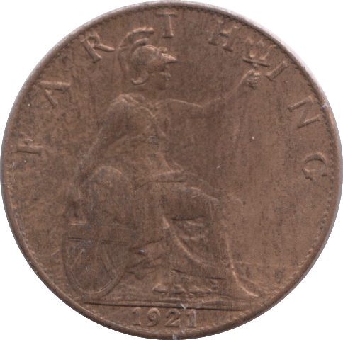 1921 FARTHING ( UNC ) - Farthing - Cambridgeshire Coins