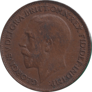 1921 FARTHING ( VF ) - FARTHING - Cambridgeshire Coins