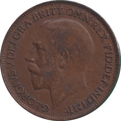 1921 FARTHING ( VF ) - FARTHING - Cambridgeshire Coins