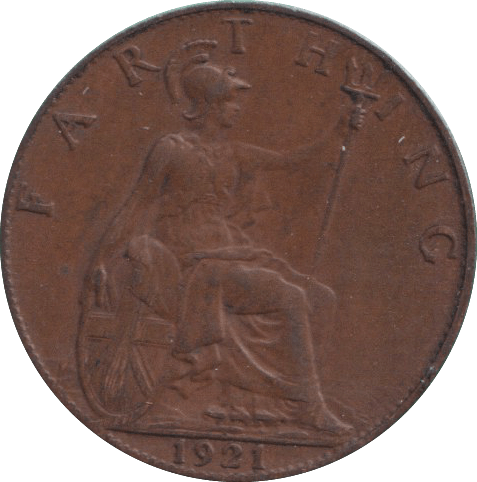 1921 FARTHING ( VF ) - FARTHING - Cambridgeshire Coins