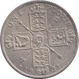 1921 FLORIN ( AUNC ) - FLORIN - Cambridgeshire Coins