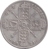 1921 FLORIN ( FINE ) - FLORIN - Cambridgeshire Coins