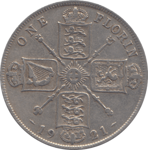 1921 FLORIN ( GF ) - FLORIN - Cambridgeshire Coins