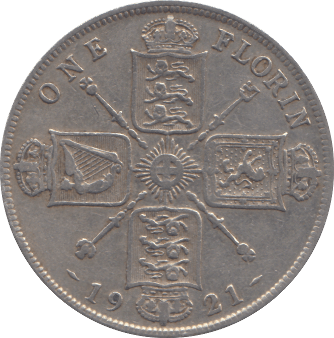 1921 FLORIN ( GF ) - FLORIN - Cambridgeshire Coins