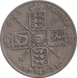 1921 FLORIN ( NF ) - FLORIN - Cambridgeshire Coins