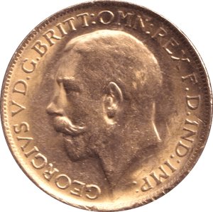 1921 GOLD SOVEREIGN ( AUNC ) - SOVEREIGN - Cambridgeshire Coins