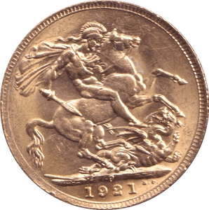 1921 GOLD SOVEREIGN ( AUNC ) - SOVEREIGN - Cambridgeshire Coins