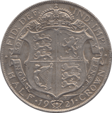 1921 HALFCROWN ( EF ) - Halfcrown - Cambridgeshire Coins