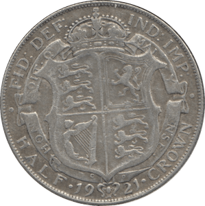 1921 HALFCROWN ( FINE ) - HALFCROWN - Cambridgeshire Coins