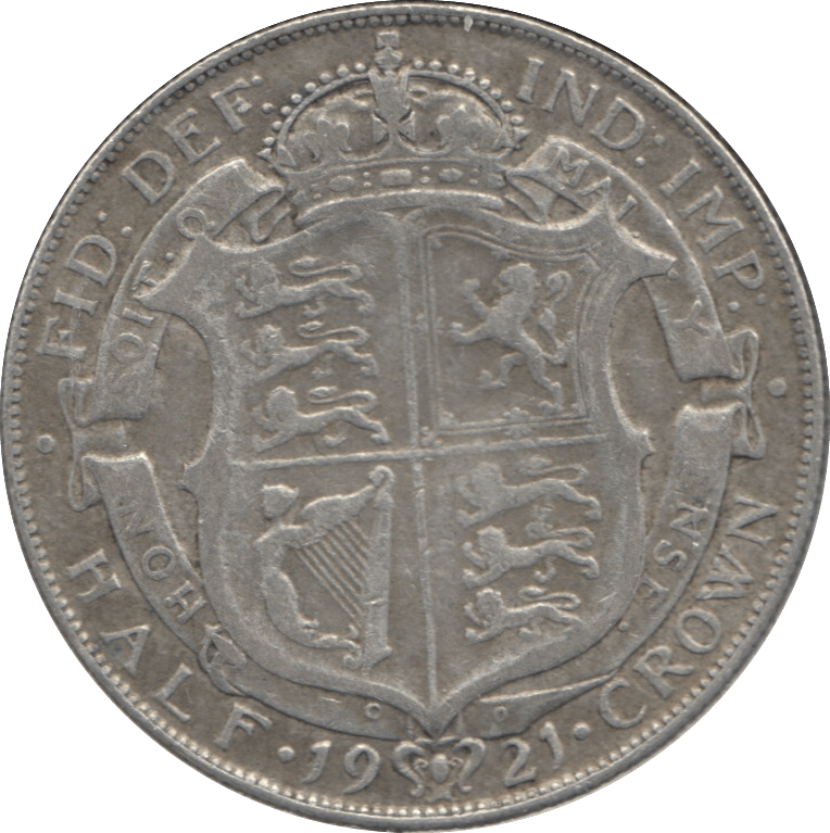1921 HALFCROWN ( FINE ) - HALFCROWN - Cambridgeshire Coins