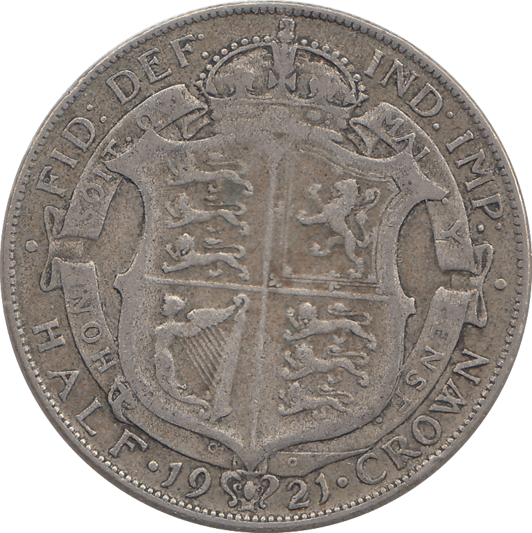 1921 HALFCROWN ( FINE ) - HALFCROWN - Cambridgeshire Coins