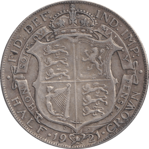 1921 HALFCROWN ( GF ) - Halfcrown - Cambridgeshire Coins