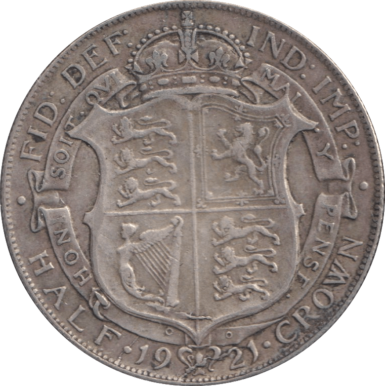 1921 HALFCROWN ( GF ) - Halfcrown - Cambridgeshire Coins