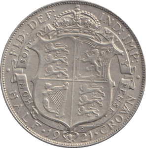 1921 HALFCROWN ( GF ) - HALFCROWN - Cambridgeshire Coins