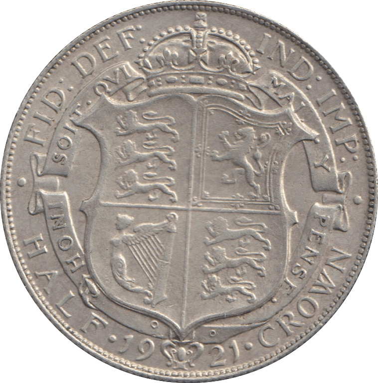 1921 HALFCROWN ( GF ) - HALFCROWN - Cambridgeshire Coins