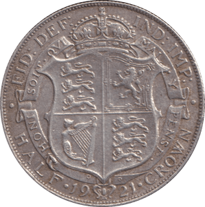 1921 HALFCROWN ( GF ) - HALFCROWN - Cambridgeshire Coins
