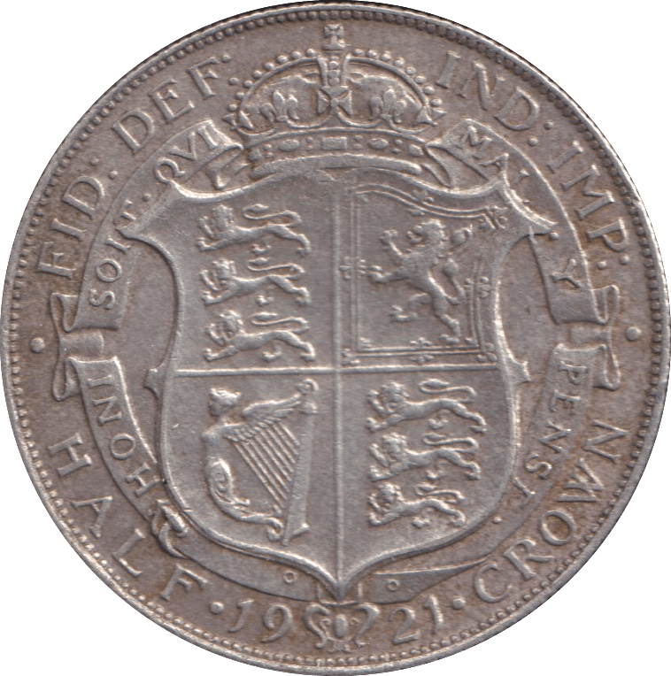 1921 HALFCROWN ( GF ) - HALFCROWN - Cambridgeshire Coins