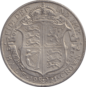 1921 HALFCROWN ( GVF ) - HALFCROWN - Cambridgeshire Coins