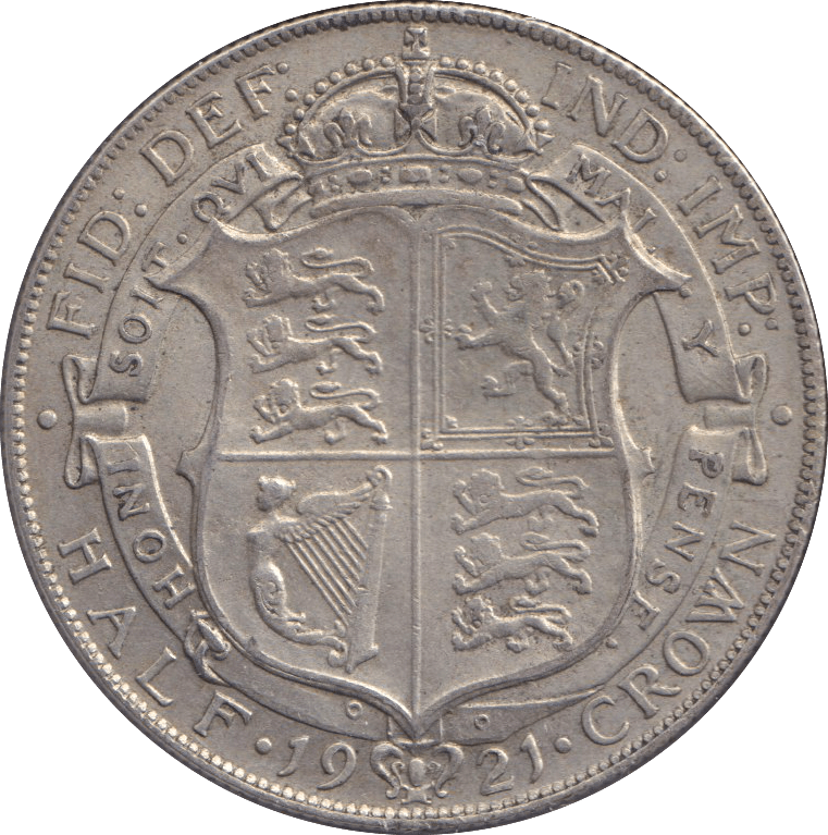 1921 HALFCROWN ( GVF ) - HALFCROWN - Cambridgeshire Coins