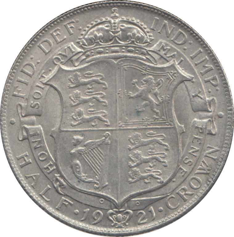 1921 HALFCROWN ( GVF ) - HALFCROWN - Cambridgeshire Coins