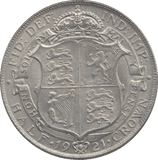 1921 HALFCROWN ( GVF ) - HALFCROWN - Cambridgeshire Coins