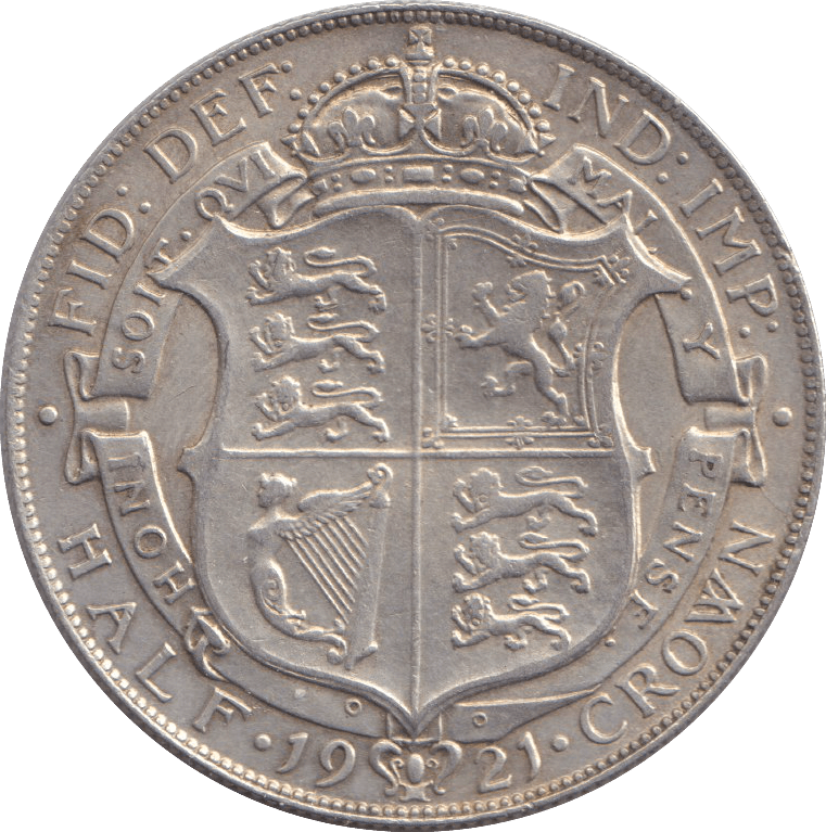 1921 HALFCROWN ( GVF ) - HALFCROWN - Cambridgeshire Coins