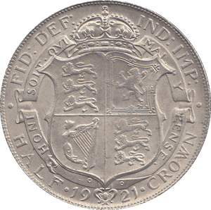 1921 HALFCROWN ( UNC ) - HALFCROWN - Cambridgeshire Coins