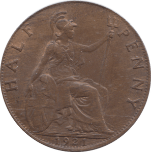 1921 HALFPENNY ( UNC ) - HALFPENNY - Cambridgeshire Coins