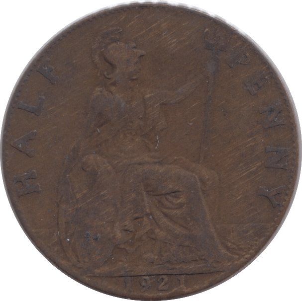 1921 HALFPENNY ( VF ) - Halfpenny - Cambridgeshire Coins