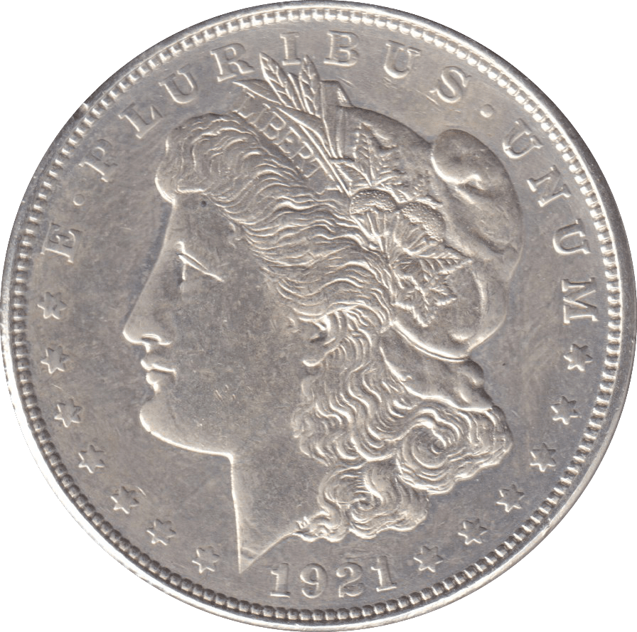 1921 MORGAN DOLLAR USA DENVER MINT - SILVER WORLD COINS - Cambridgeshire Coins