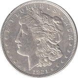 1921 MORGAN DOLLAR USA DENVER MINT - SILVER WORLD COINS - Cambridgeshire Coins