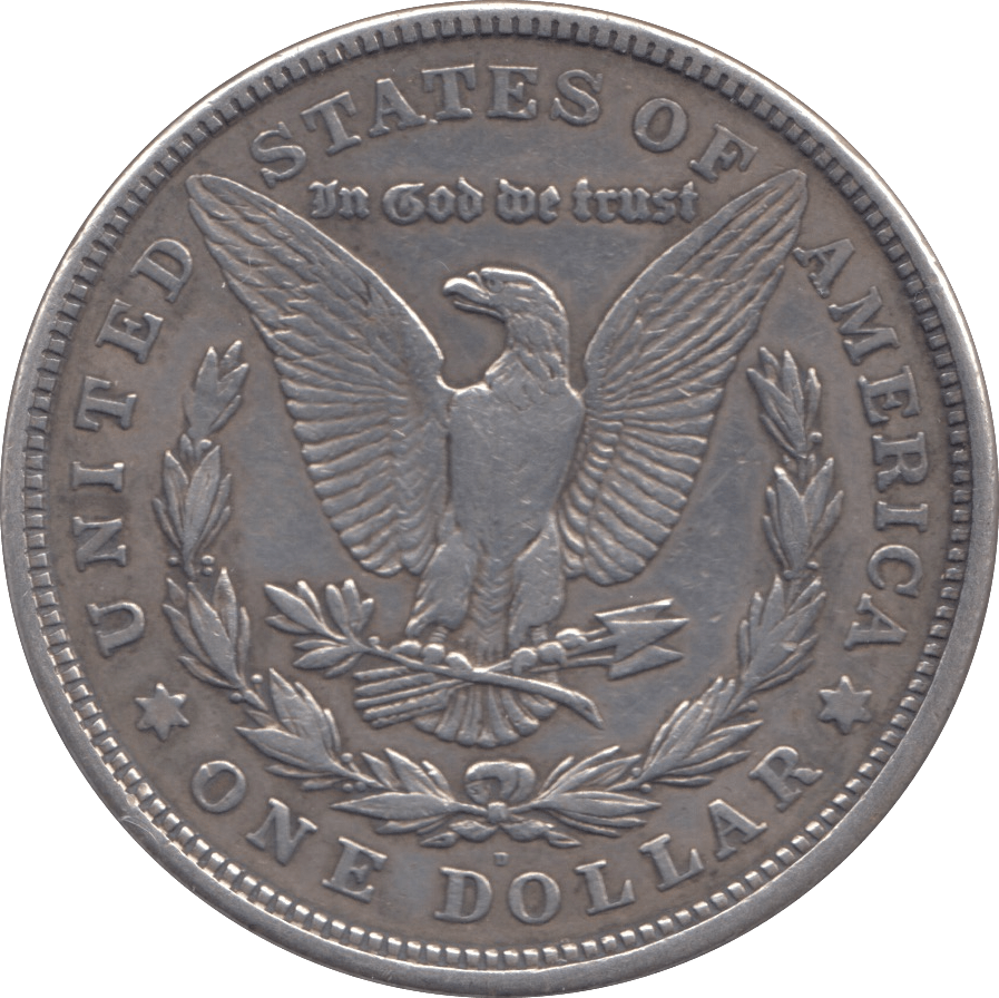 1921 MORGAN DOLLAR USA DENVER MINT - SILVER WORLD COINS - Cambridgeshire Coins