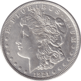 1921 MORGAN DOLLAR USA PHILADEPHIA MINT - SILVER WORLD COINS - Cambridgeshire Coins